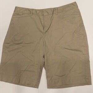 Rafaella Women's Belted Supreme Stretch Short, Khaki 16 Longer style